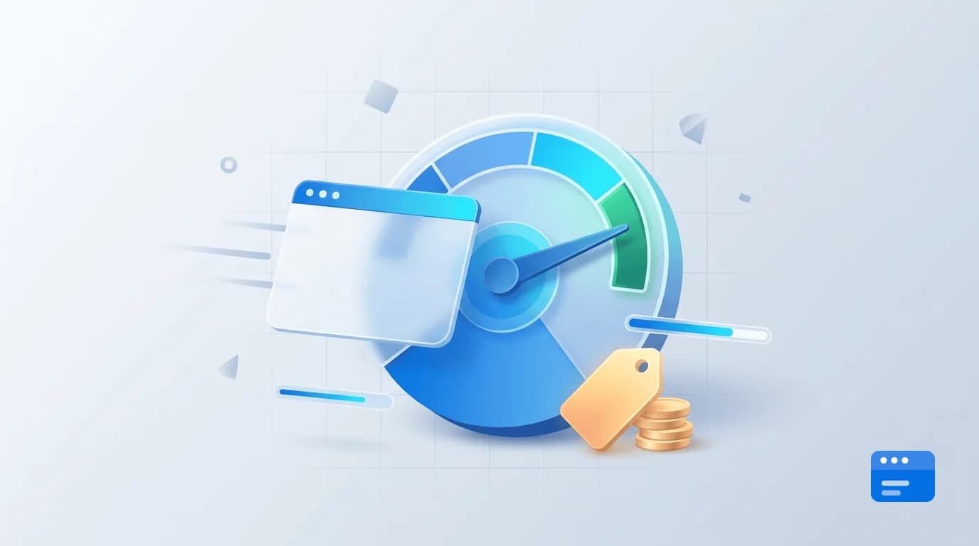 Symbolbild zum Einfluss der Website-Ladezeit auf Conversions und Umsatz